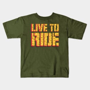 Live To ride Bike Kids T-Shirt